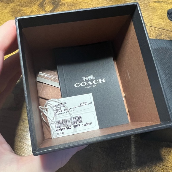 NWT w/ Packing Sand/Brown COACH Watch - Picture 4 of 5